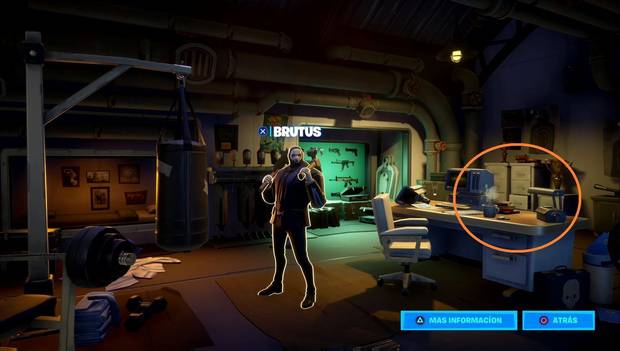 Fortnite - Desafíos de Deadpool: chimichangas en la sala de Brutus