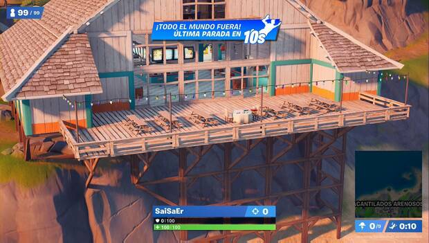 Fortnite - Mesa en Acantilados Arenosos