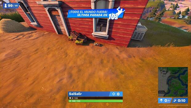 Fortnite - Rosa en Granja de Acero