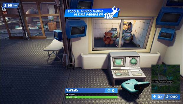 Fortnite - Dónde entregar la poción en Pantano Pegajoso