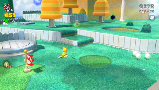 Super Mario 3D World - Estrella 2 del Mundo 1-1