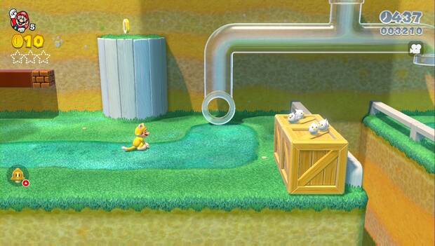 Super Mario 3D World - Mundo 1-1: primera estrella del nivel