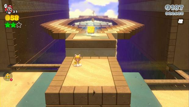 Super Mario 3D World - 2-1: sello del nivel