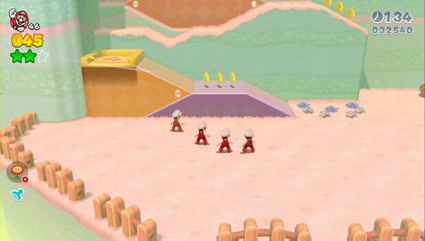 Super Mario 3D World - 2-5: plataforma con la que llegar a la tercera estrella verde