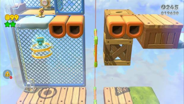 Super Mario 3D World -3-2: sello del nivel