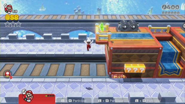Super Mario 3D World -3-Castillo: primera estrella verde del nivel