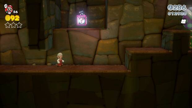 Super Mario 3D World -4-2: caja a la primera estrella del nivel