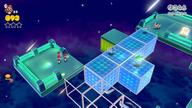 Super Mario 3D World -4-3: primera estrella verde del nivel