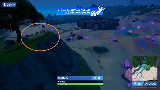 Fortnite - Ubicación de Barranco Bello