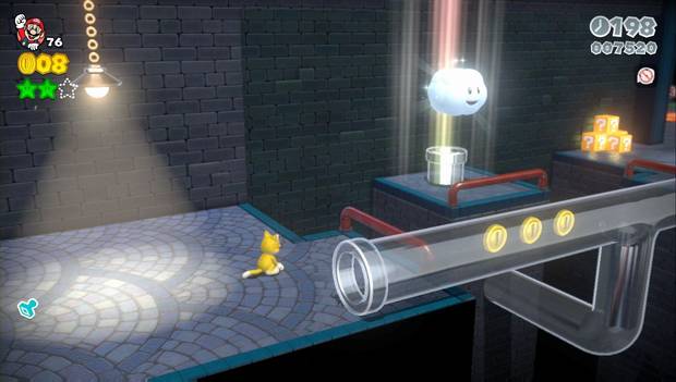 Super Mario 3D World - M5-5: nube a la zona de la tercera estrella