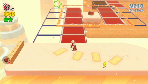 Super Mario 3D World - 5-6: silueta de la tercera estrella verde