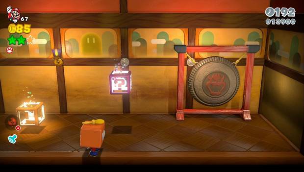 Super Mario 3D World - 6-3: caja a la tercera estrella verde del nivel