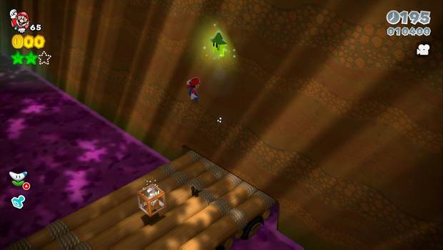 Super Mario 3D World 6-4: tercera estrella verde del nivel