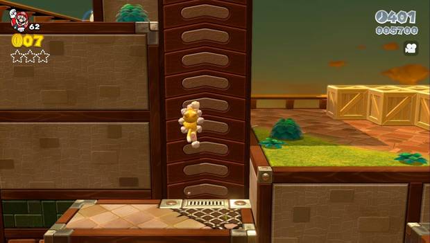Super Mario 3D World - 6-6: camino a la primera estrella verde