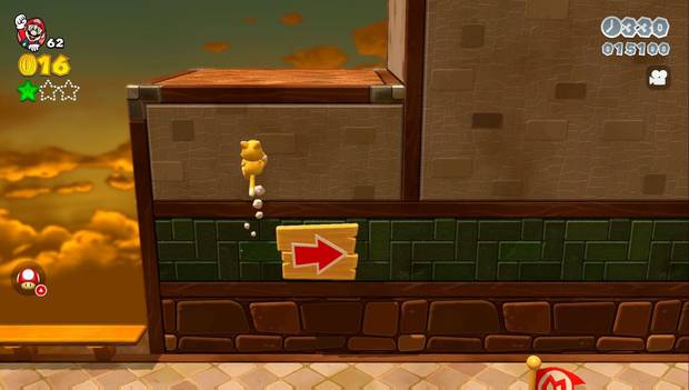 Super Mario 3D World - 6-6: camino a la segunda estrella verde