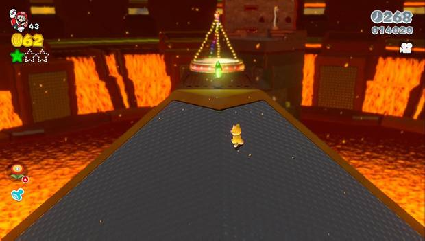Super Mario 3D World - 7-5: segunda estrella verde del nivel