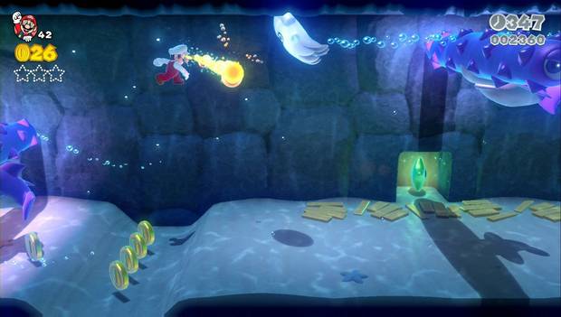 Super Mario 3D World - 7-6: ubicación de la primera estrella verde