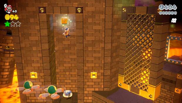 Super Mario 3D World - M7-Castillo: sello del nivel