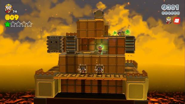 Super Mario 3D World - M7-Toad: segunda estrella verde
