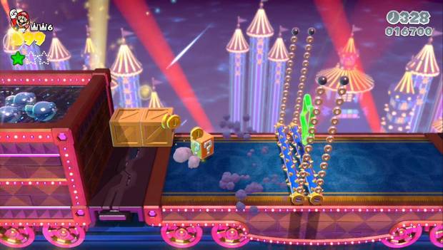 Super Mario 3D World - M8-Tren: silueta de la segunda estrella verde