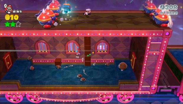 Super Mario 3D World - M8-Tren: ubicación del sello del nivel