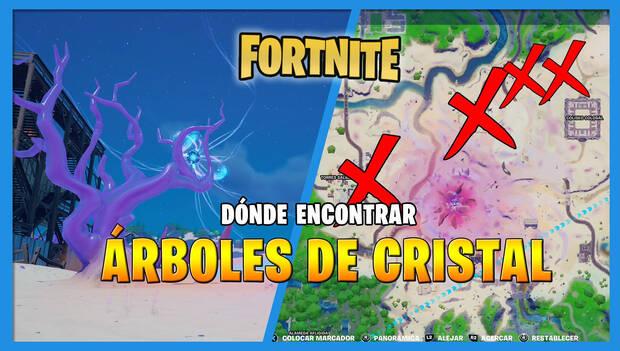 Fortnite - Árboles de cristal