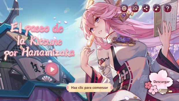 Caractersticas del evento web El paseo de la kitsune por Hanamizaka