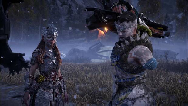 Horizon Forbidden West - La fisura en el cielo: Kotallo carga con el cañón