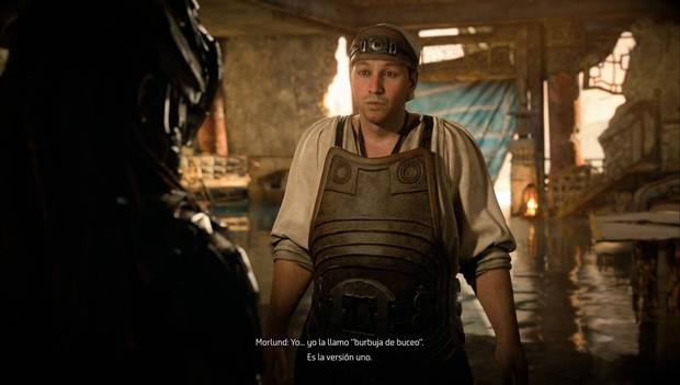 Horizon Forbidden West - El mar de arena: Morlund nos enseña su sistema de respiración