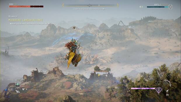 Horizon Forbidden West - Miradero de Lanzahiriente, solución