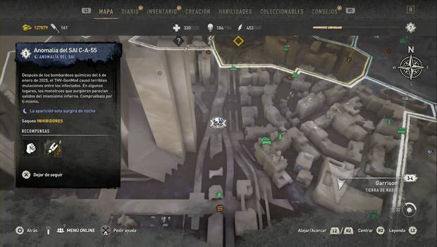 Dying Light 2 - Anomalías del SAI: ubicaciónd e la anomaía C-A-55