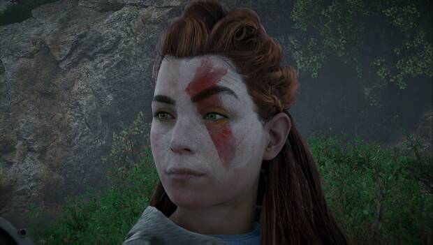 Horizon Forbidden West - Tótems de guerra: pintura facial Marca de guerra