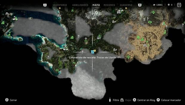 Horizon Forbidden West - Contratista de rescate: Trazas de Lluvia