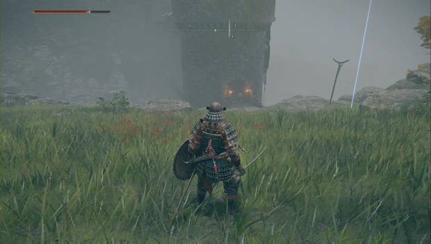 Elden Ring - Explorando Necrolimbo oeste, ubicación de la murala sobre la Puerta Tormentosa