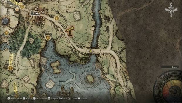 Elden Ring - Explorando Necrolimbo oeste, ubicación del puente sudeste