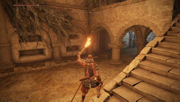 Elden Ring - Explorando Necrolimbo oeste, pasillo hasta la Uchigatana