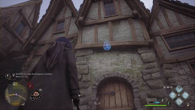 Hogwarts Legacy - Estatuas de demiguise en Hogsmeade: estatua de demiguise en la casa al norte de Tomos y pergaminos