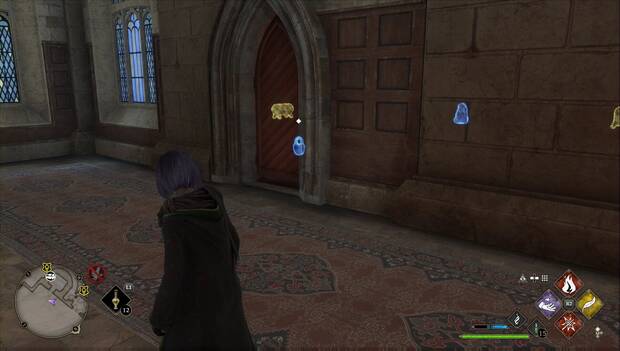 Hogwarts Legacy - Estatuas de demiguise: estatua en la planta baja del Gran Comedor