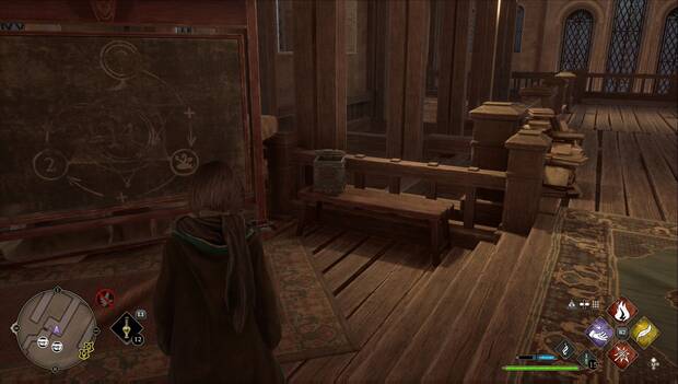 Hogwarts Legacy - Puertas de aritmancia: papel con el código