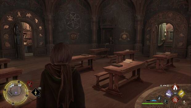 Hogwarts Legacy - Puertas de Aritmancia: puertas en el aula de Aritmancia