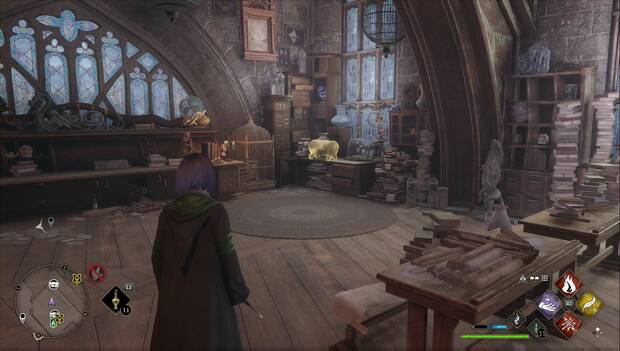 Hogwarts Legacy - Cofres de colección en el Ala de Astronomía: en el aula del profesor Fig