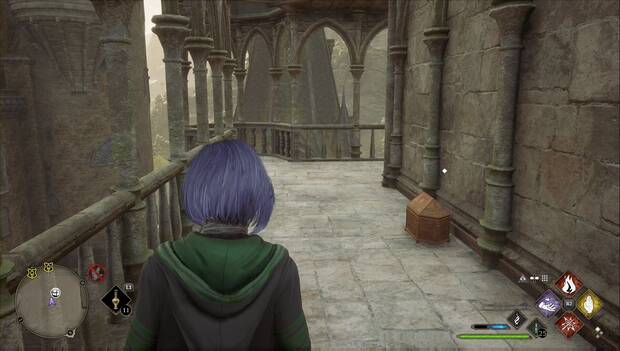 Hogwarts Legacy - Cofres de colección en el Ala de entrada del campanario: en lo alto del campanario