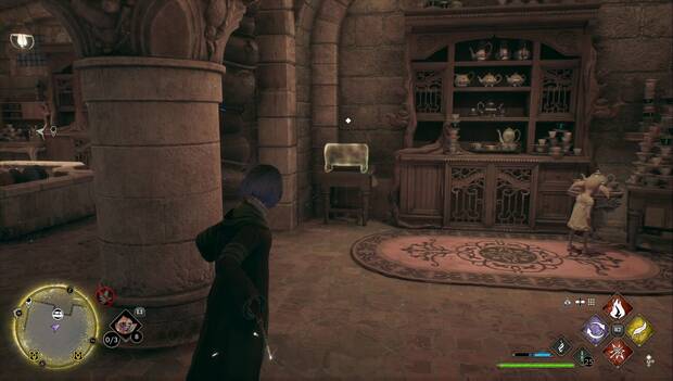 Hogwarts Legacy - Cofres de colección en El Gran comedor: cofre en las cocinas