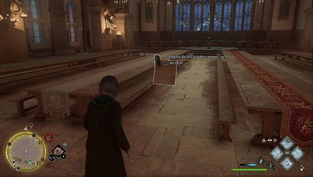 Hogwarts Legacy Päginas de Revelio del Gran Comedor: Techo del Gran comedor