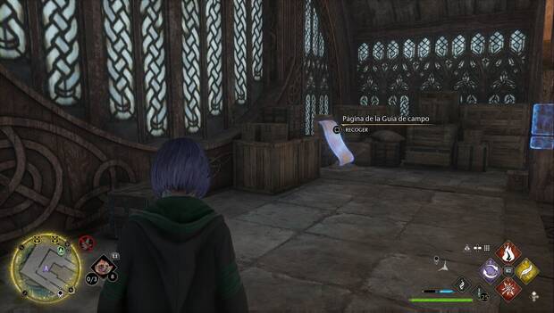 Hogwarts Legacy Päginas de Revelio del Gran Comedor: Página de Incendio