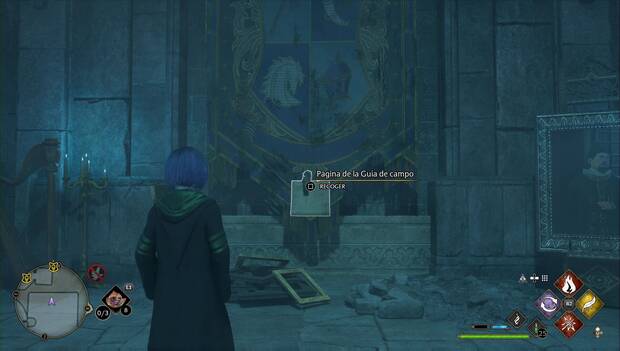 Hogwarts Legacy - Páginas de Revelio de El Gran comedor: Tapiz del Club de cazadores sin cabeza