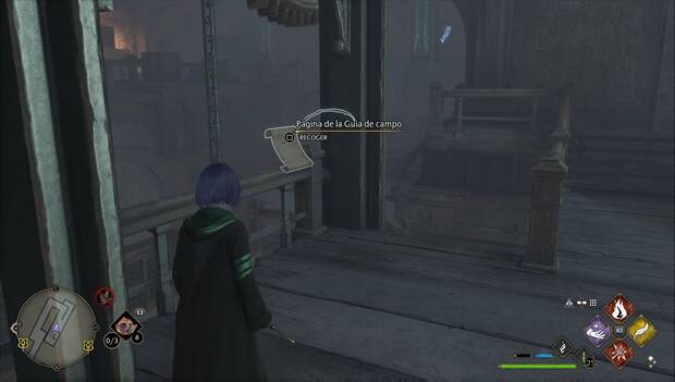 Hogwarts Legacy - Páginas de la Guía de campo en el Ala sur: mecanismo del reloj