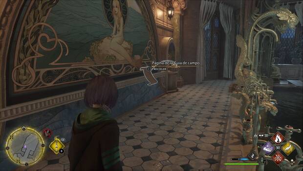 Hogwarts Legacy - Páginas de la Guía de campo en el Ala sur: Baño de prefectos