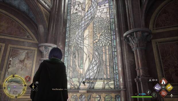 Hogwarts Legacy - Páginas de la Guía de campo en el Ala de astronomía: Ventana de la bestia serpentina