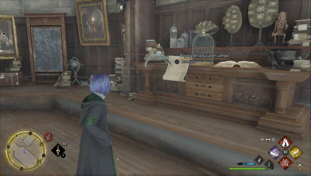 Hogwarts Legacy - Páginas de la Guía de campo en el Ala de astronomía: Transformación parcial